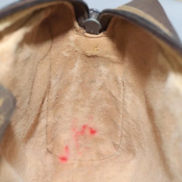 GUCCI GG Supreme Web Sherry Line Clutch Bag PVC Beige 32 014 3553 Auth 109848 - Picture 9 of 16